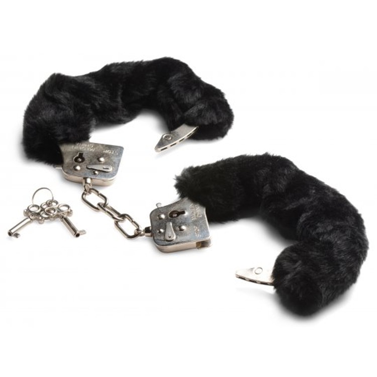 Caught in Candy אזיקים ממכת מכוסיי פרווה שחורה