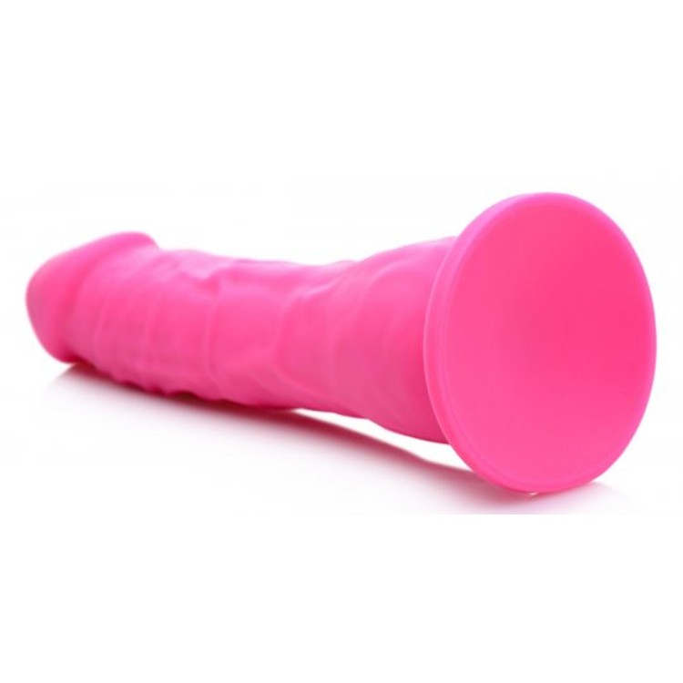 Lollicock - Cherry דילדו סיליקון צבעוני ישר 17.8 ס"מ בצבע ורוד