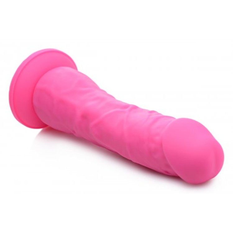 Lollicock - Cherry דילדו סיליקון צבעוני ישר 17.8 ס"מ בצבע ורוד