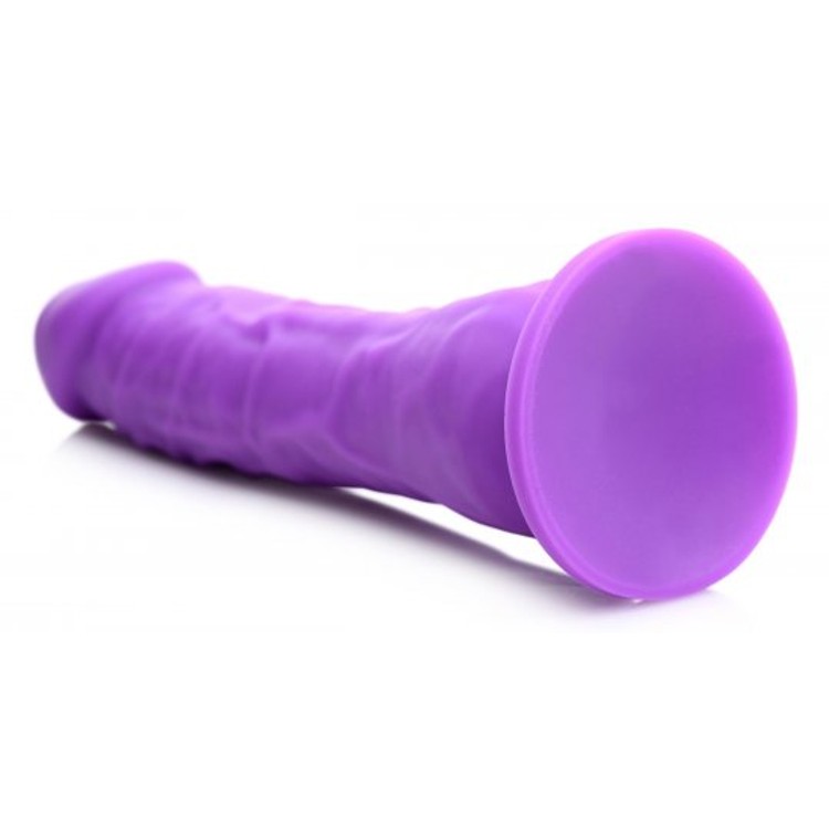 Lollicock - Grape דילדו סיליקון צבעוני ישר 17.8 ס"מ בצבע סגול