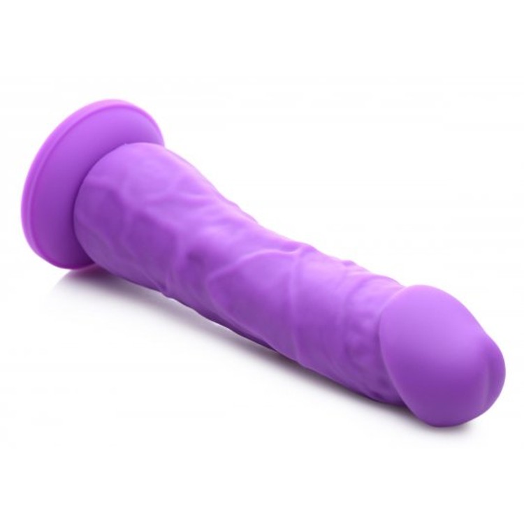 Lollicock - Grape דילדו סיליקון צבעוני ישר 17.8 ס"מ בצבע סגול