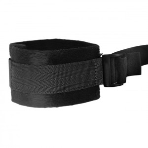 Hold Me Tie Set Under The Bed 4 Frisky Black Cloth Cuffs​