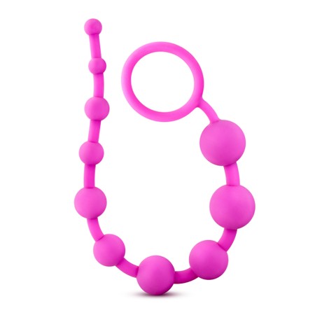 Blush Novelties Luxe Flexible Pink Anal Beads