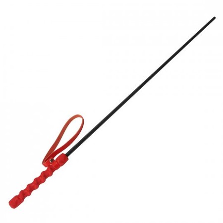 Intense Impact Black Cane Whip Made of Plastic by Kink Industries​