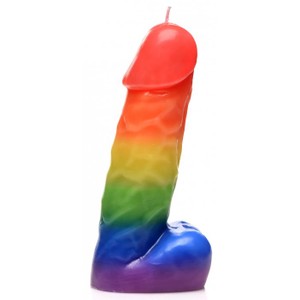 Pride Pecker Cock Shaped Paraffin Candle