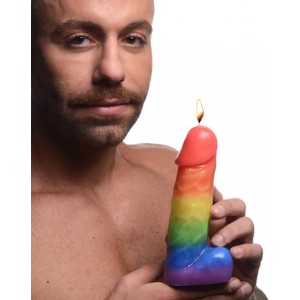 Pride Pecker Cock Shaped Paraffin Candle