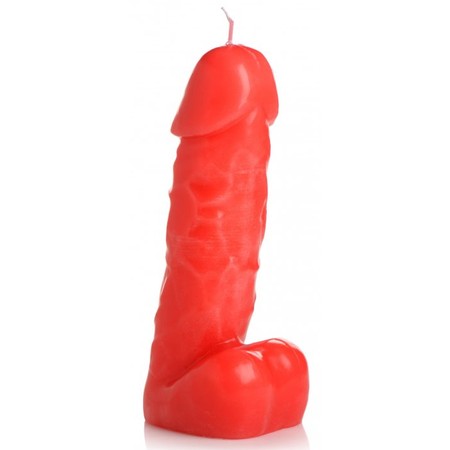 Spicy Pecker נר פראפין לטפטוף בצורת דילדו בצבע אדום