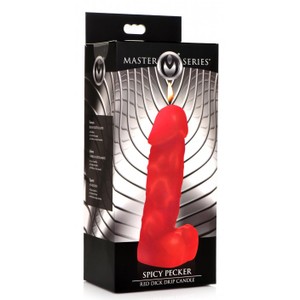 Master Series Spicy Pecker Red Waxplay Candle