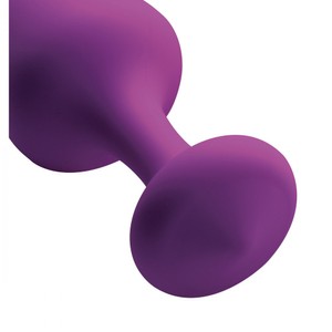 Purple Pleasures סט 3 פלאגים אנאליים מסיליקון Frisky