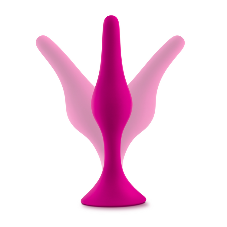 Luxe - Beginner Plug Kit ערכת אנאלי למתחילים בצבע ורוד