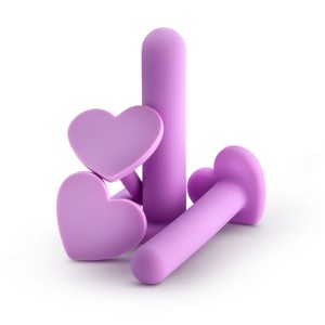 Wellness Purple Heart Vaginal Dilator Set