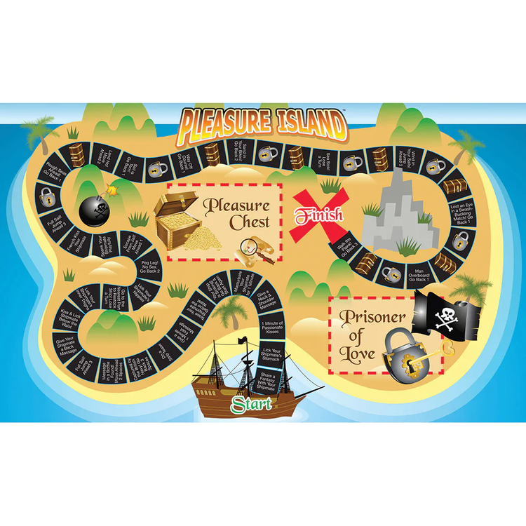 Pleasure Island משחק לוח אירוטי לזוגות באנגלית