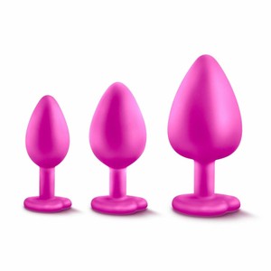 Luxe - Bling Pink Diamond Anal Plug Set