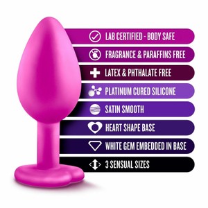 Luxe - Bling Pink Diamond Anal Plug Set