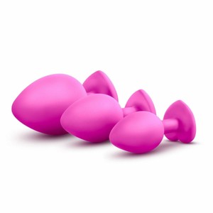 Luxe - Bling Pink Diamond Anal Plug Set