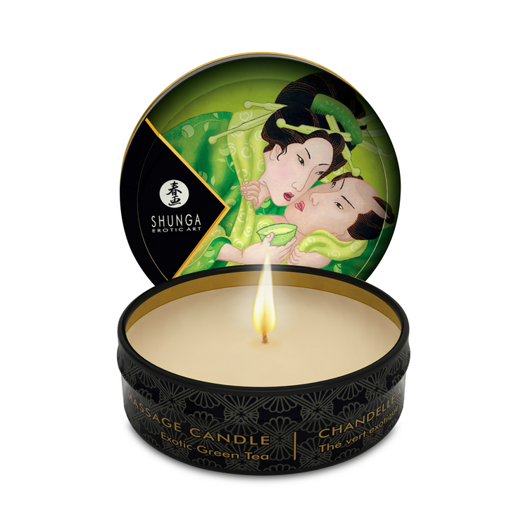 Mini Massage Candle Exotic Green Tea נר ריחני לעיסוי בניחוח תה ירוק