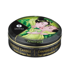 Shunga Green Tea Scented Erotic Massage Candle