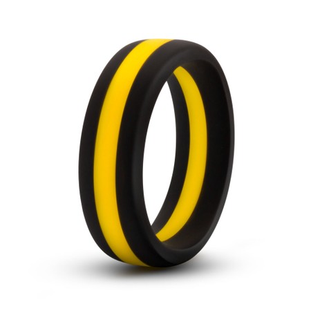 Blush Novelties Performance Go Pro Yellow Black Cock Ring