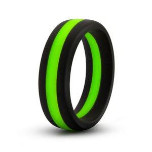 Performance Go Pro טבעת פין קוקרינג מסיליקון בצבע ירוק-שחור