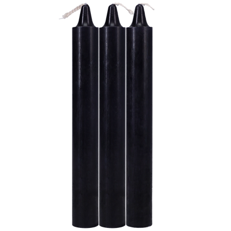 Black Waxplay Candles Japanese Drip Candles by Doc Johnson
