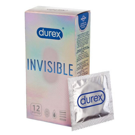 12 ultra-thin condoms for increased feeling Durex Ultra Thin Feel