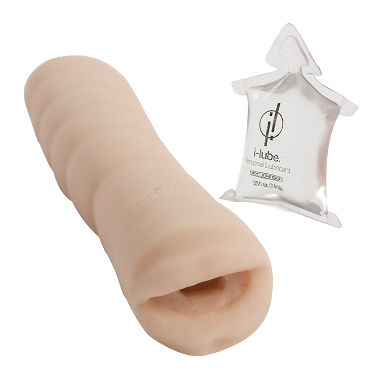 Quickies to Go שרוול אוננות בצורת פה Ultraskyn