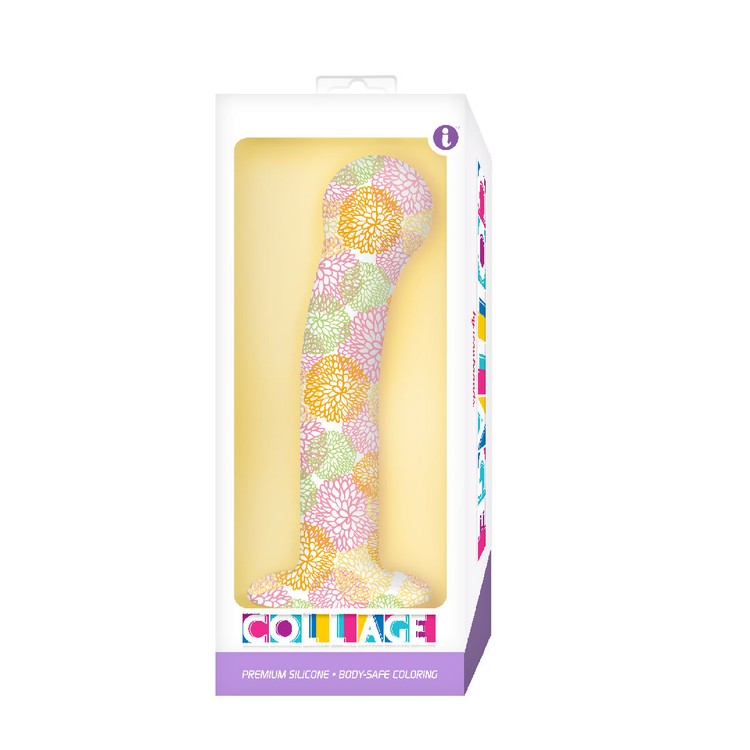 Catch the Bouquet דילדו סיליקון עם הדפס פרחוני COLLAGE