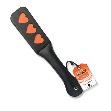 Orange is the New Black Heart Imprinted Spanker