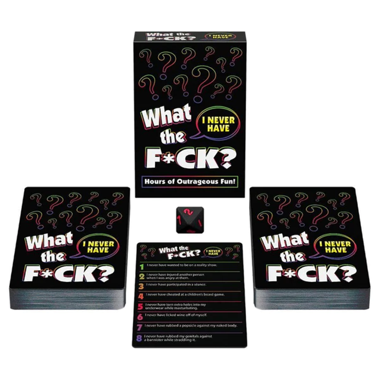 What the F*Ck? i've Never משחק קלפי ווידויים קבוצתי