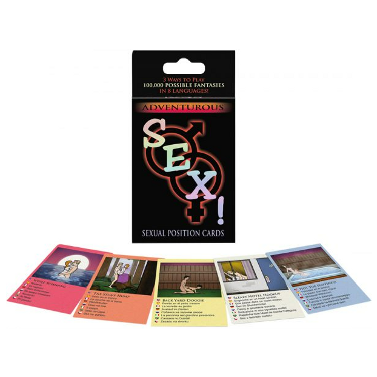 Adventurous Sex קלפים לחוויית הרפתקאות במקומות שונים