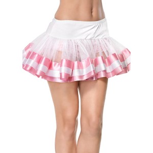 Pink and White Tutu Skirt