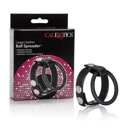 CalExotics Ball Spreader L Leather  Cockring