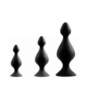 Back Up Triple Chess Butt Plug Set