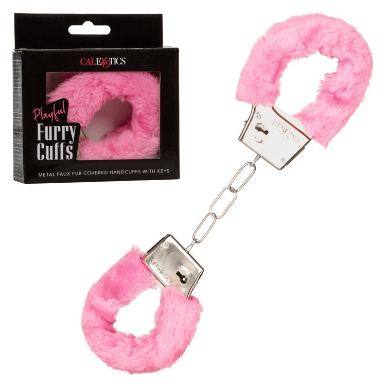 Playful Furry Cuffs אזיקי פרווה ורודים