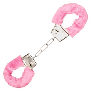 CalExotics Pink Playful Furry Cuffs