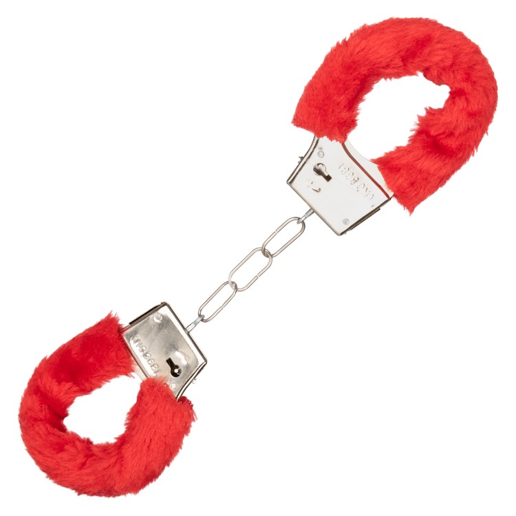 Playful Furry Cuffs אזיקי פרווה אדומים