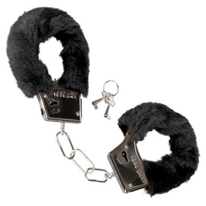 Playful Furry Cuffs אזיקי פרווה שחורים