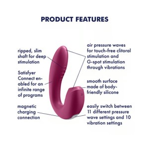 Satisfyer Sunray Dual Stimulation Air Suction Vibrator with App