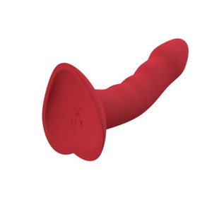ToyBox Big Heart Red Silicone Dildo 7 Inch