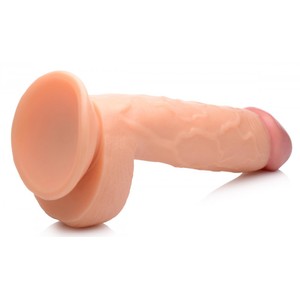 Pop Peckers Nude PVC Dildo 22 cm