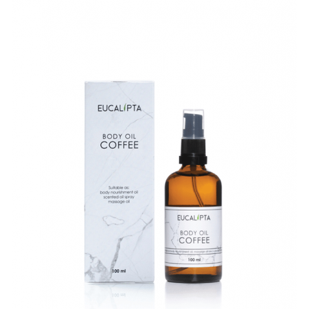 שמן עיסוי בניחוח קפה וניל Eucalipta