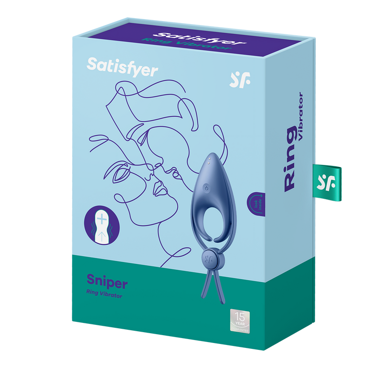 Sniper טבעת לפין רוטט מתכווננת Satisfyer