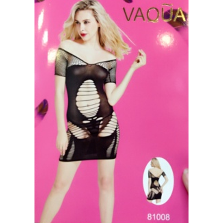 שמלת מיני חשופה סקסית Vaqua Lingerie