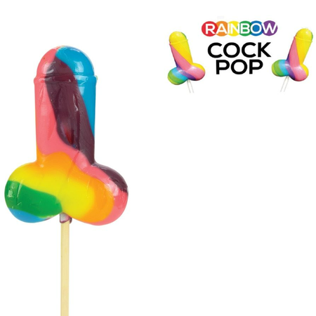 Rainbow Pride Penis Lollipop