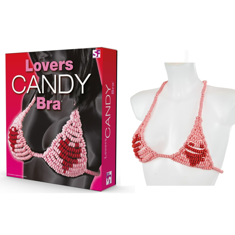 חזיה רומנטית אכילה מסוכריות