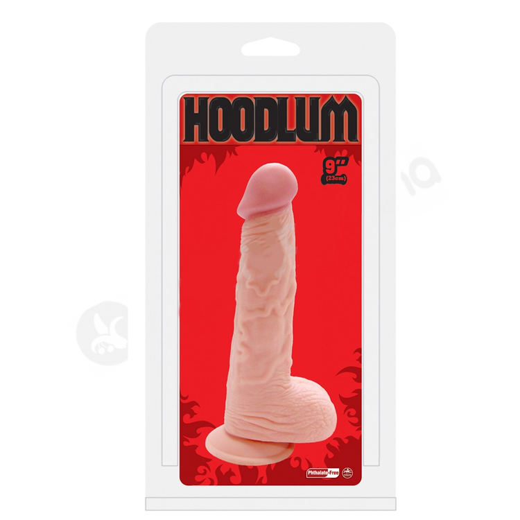 Hoodlum 9 דילדו ריאליסטי גדול 23 ס"מ עובי 5 ס"מ