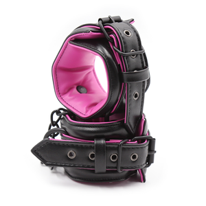 Naughty Toys Pink and Black Padded BDSM Handcuffs