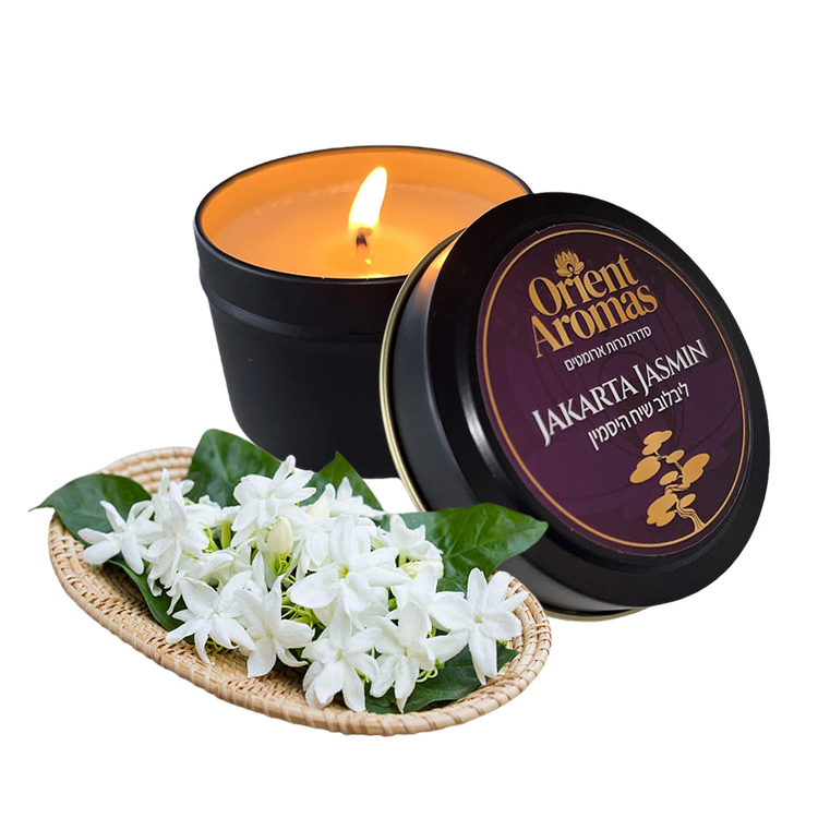 Jakarta Jasmin  נר מסאג' עם ריח לבלוב שיח היסמין מסדרת המזרח Orient Aromas