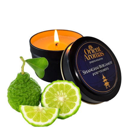 Orient Aromas Shanghai Bergamot Scented Massage Candle