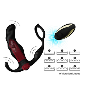Donnie Darko Prostate Massager and Cockring with Vibrating Bullet